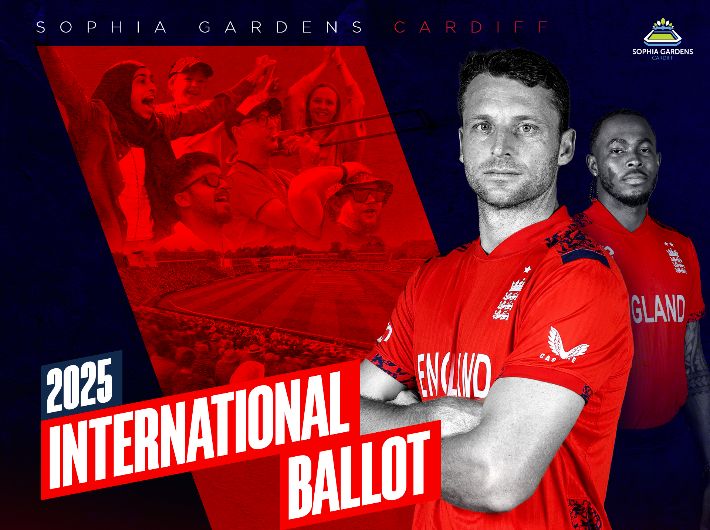 Ballot Closed - Record Entries for 2025 International Cricket in Cardiff