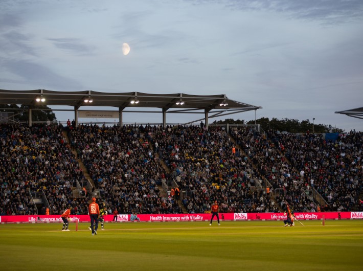 England Defeat Australia on a Packed Sophia Gardens Night