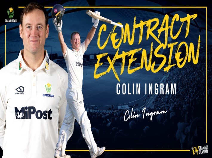 Colin Ingram signs for another 2 years at Glamorgan