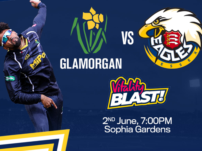 Matchday info for Glamorgan v Essex Eagles in the Vitality Blast