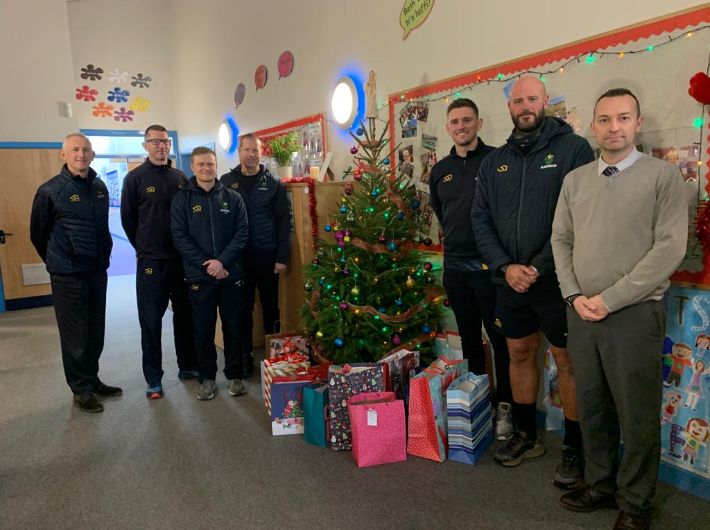 Glamorgan players and staff deliver Christmas presents Supporting Families in the Cost of Living Crisis