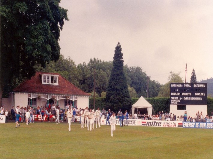 Glamorgan 2nd XI in action at Pontypridd