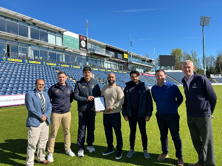 Glamorgan receive Muslim Athlete Charter Certificate of Commitment