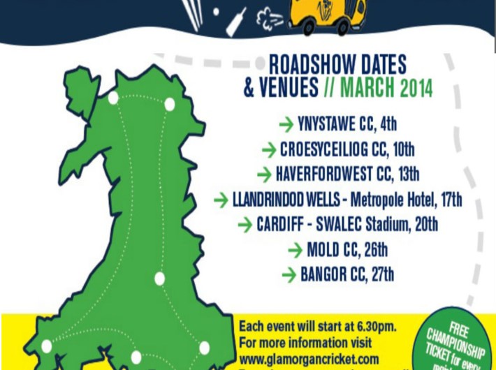 Glamorgan and Cricket Wales Announce Roadshow Return