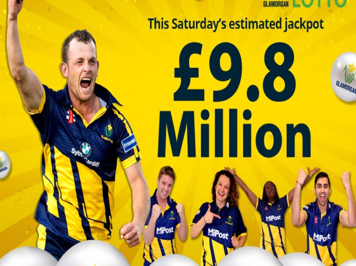 Glamorgan Cricket Launch Lotto with £9.8m Jackpot