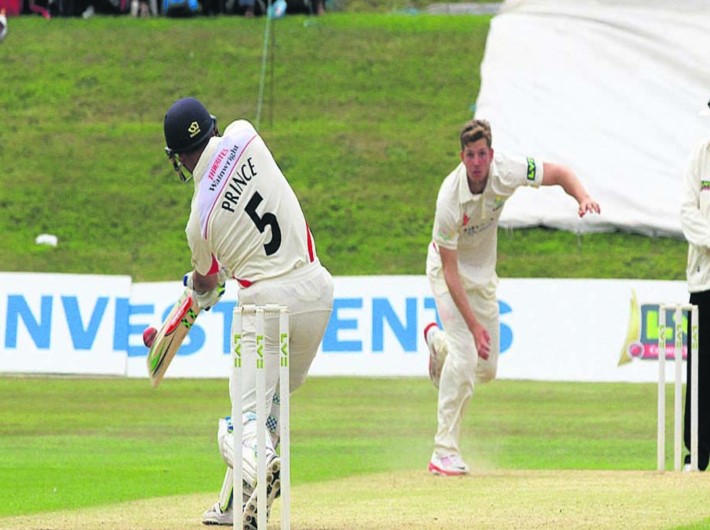 Lancashire beat Glamorgan by an innings and 157 runs at Colwyn Bay