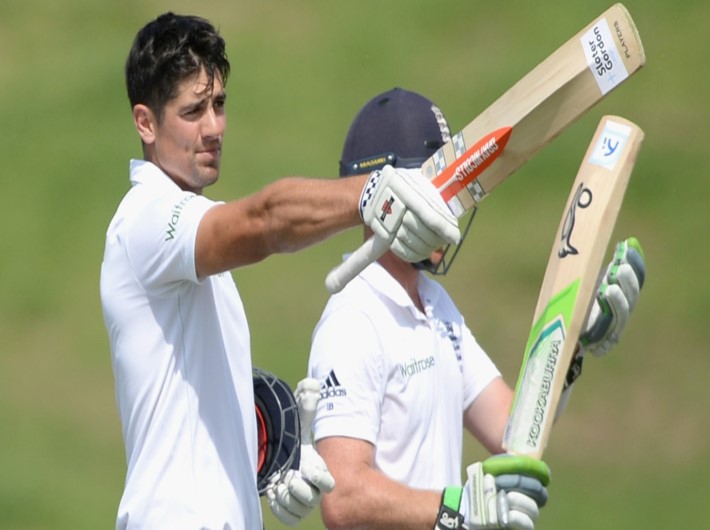 Cook leads England reply