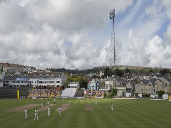 Essex lead by 256 runs at Swansea