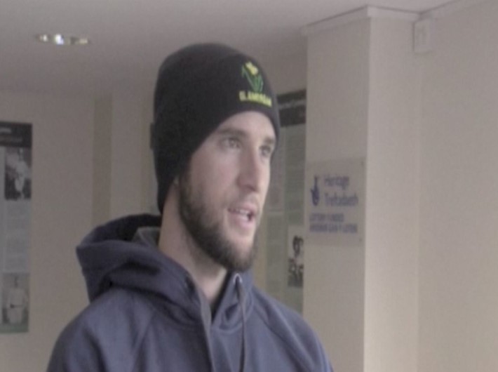 Wayne Parnell at the SWALEC Stadium (Video)