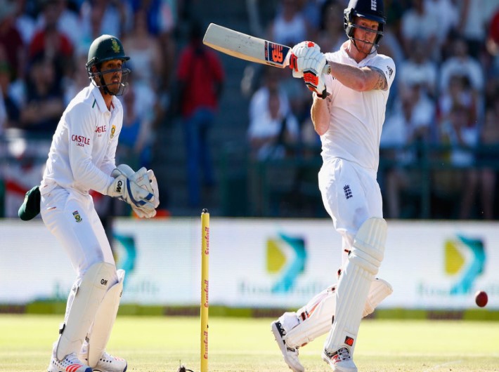 Late Stokes attack hands England advantage