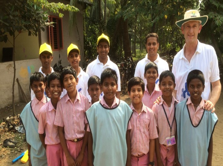 Mark Frost talks about recent cricket charity work