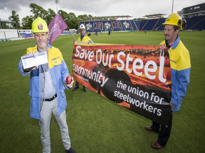 Glamorgan Cricket Pledges Support To Tata Steel