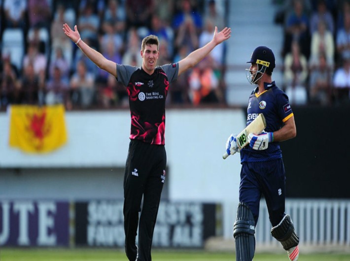 Somerset without Overton for rest of season