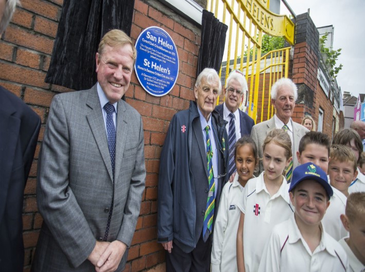 Blue Plaque Unveiled at St Helens