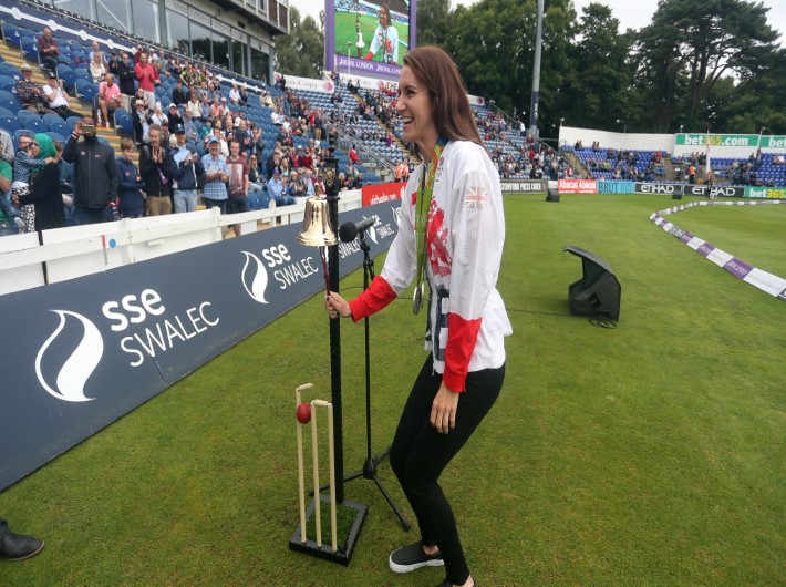 Welsh Olympic Hero Carlin Rings The Bell