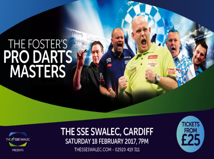 Michael van Gerwen to star in Darts Masters at The SSE SWALEC