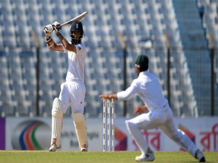 Moeen takes Five-for before Bangladesh fight back