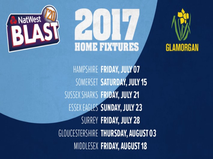 2017 NatWest T20 Blast Fixtures Confirmed