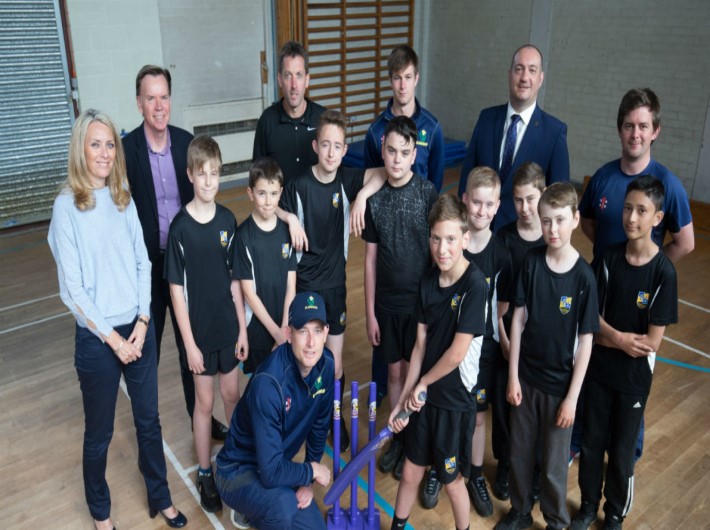 School Pupils joined by Glamorgan star in new Community Initiative