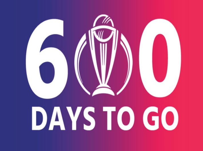 600 Days Until Cricket World Cup 2019