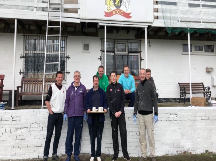 Glamorgan staff help local club prepare for the new season