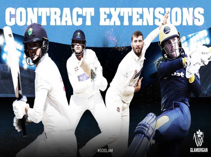 Glamorgan quartet handed contract extensions