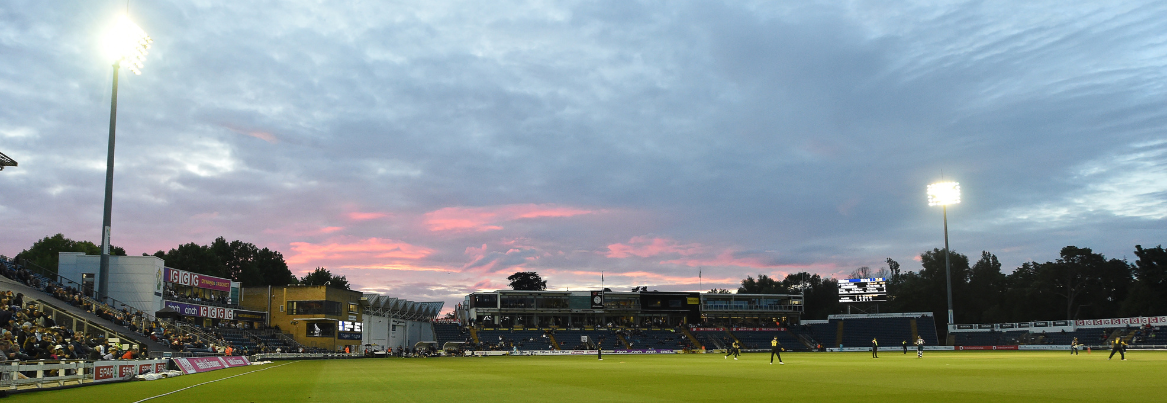 Middlesex claimed a six wicket victory over Glamorgan in their Vitality Blast match in a rain shortened contest in Cardiff