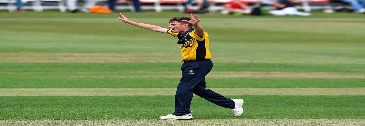 Glamorgan register a 7-wicket victory in the NCCA Showcase game